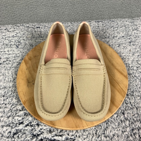 Rothys The Driver Loafer Women's 8.5 Sesame Tan Slip On Washable Shoes Comfort - Picture 3 of 14